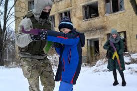 Kids with Guns against the Russian Army