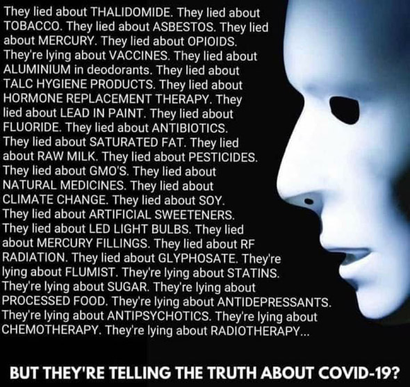 They lied...